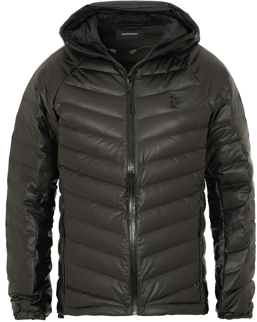 Hombres | Abrigos y chaquetas | Peak Performance | Frost Dry Down Hooded Jacket Black