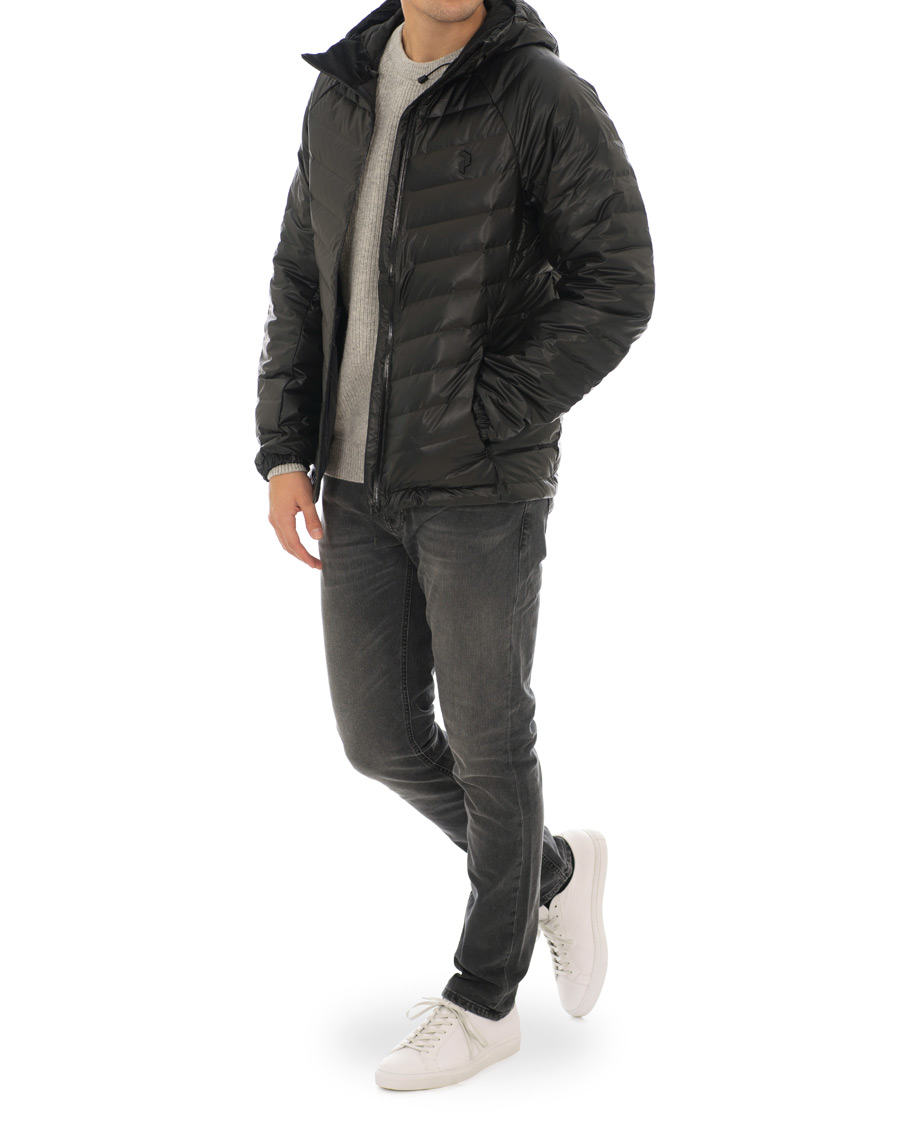 Hombres | Abrigos y chaquetas | Peak Performance | Frost Dry Down Hooded Jacket Black