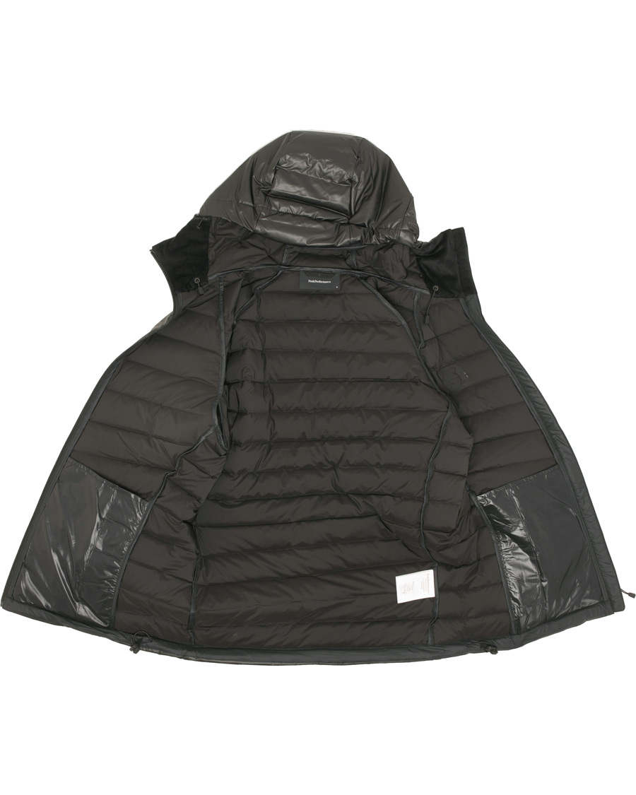 Hombres | Abrigos y chaquetas | Peak Performance | Frost Dry Down Hooded Jacket Black