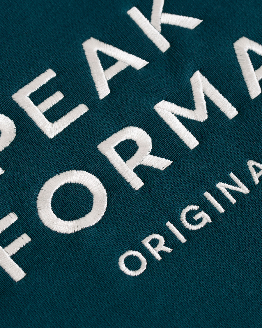 Hombres | Jerséis y prendas de punto | Peak Performance | Logo Crew Neck Sweatshirt Teal Extreme