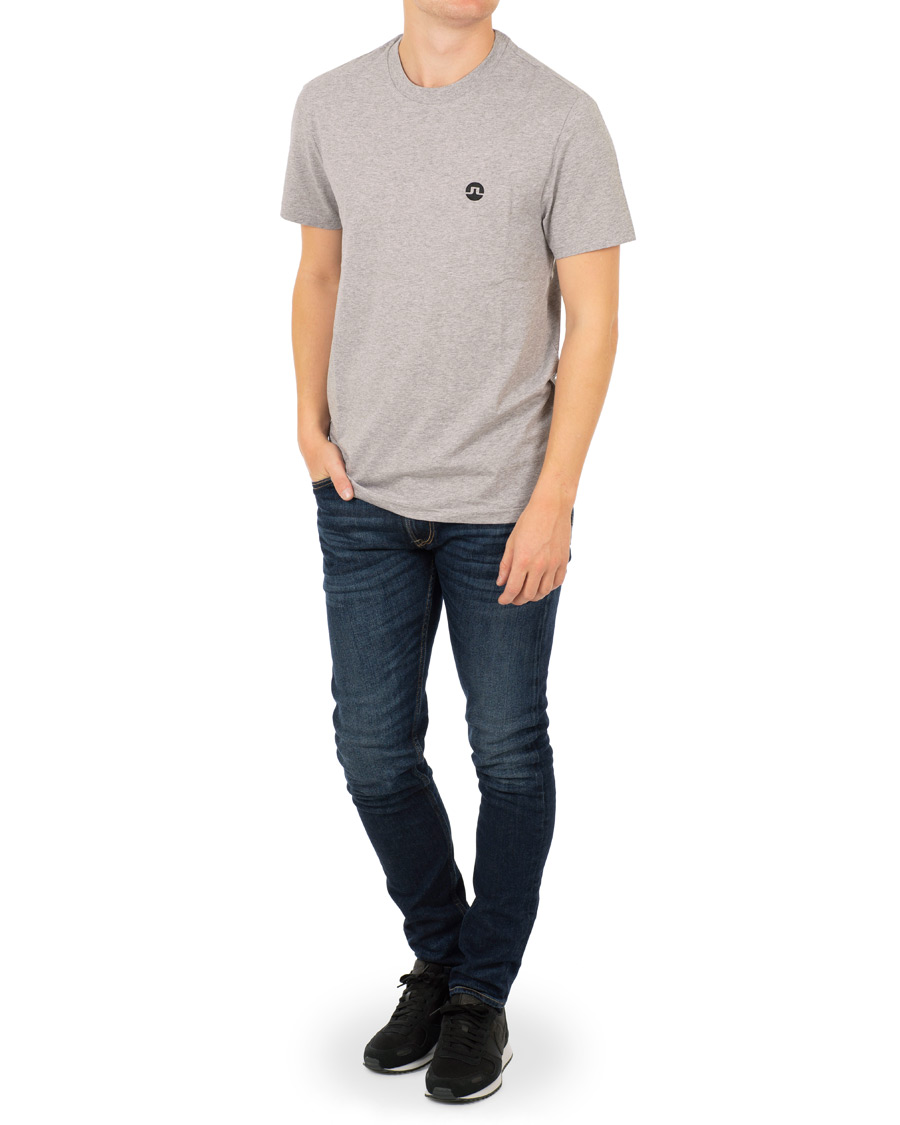 Hombres | Camisetas | J.Lindeberg | Bridge Crew Neck Tee Grey