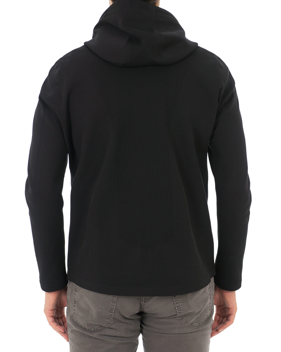 Hombres | Jerséis y prendas de punto | Descente Allterrain | Crescent Fusionknit Hoodie Jacket Black