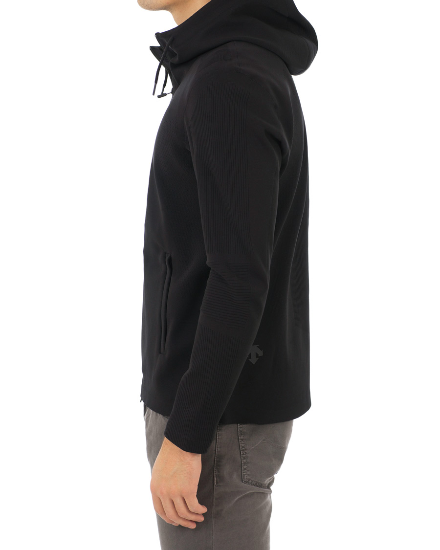 Hombres | Jerséis y prendas de punto | Descente Allterrain | Crescent Fusionknit Hoodie Jacket Black