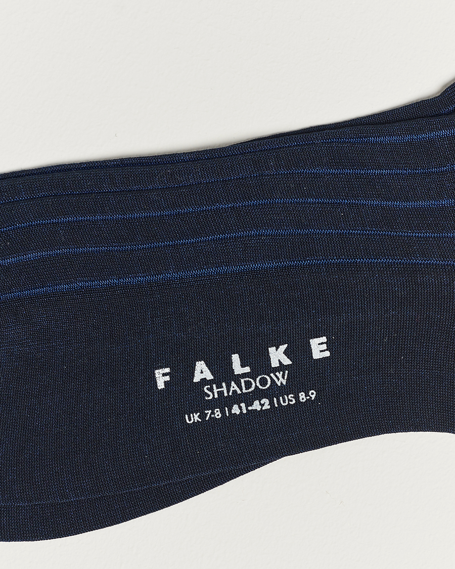 Hombres | Ropa interior y calcetines | Falke | Shadow Stripe Sock Navy
