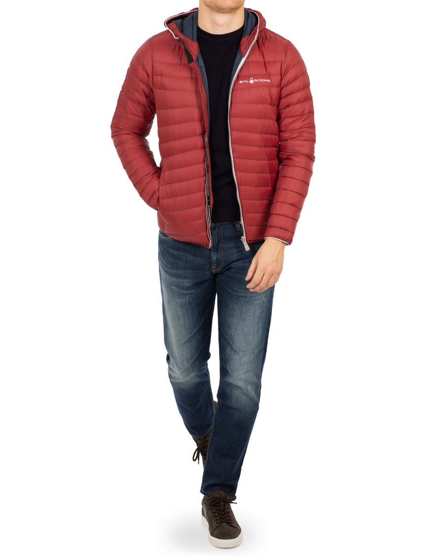 Hombres | Abrigos y chaquetas | Sail Racing | Link Down Hooded Jacket Burgundy Red