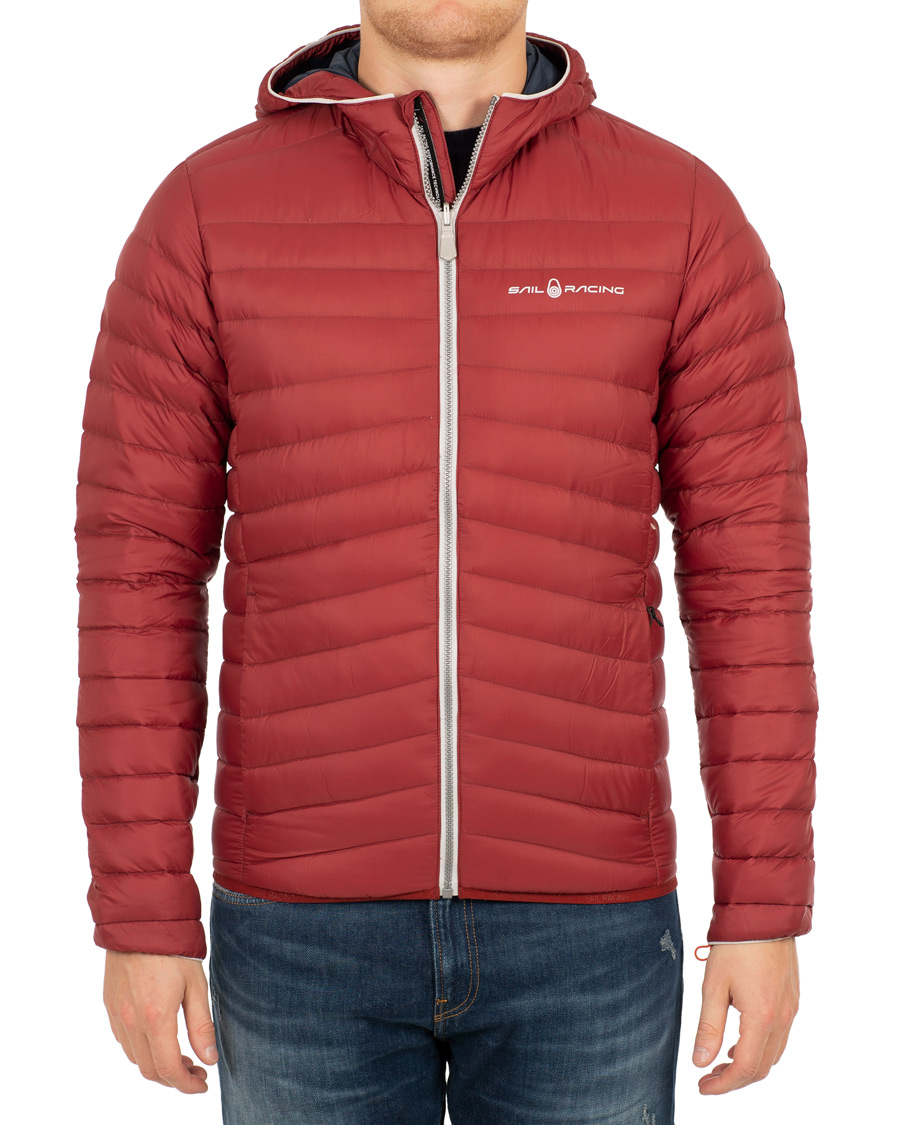 Hombres | Abrigos y chaquetas | Sail Racing | Link Down Hooded Jacket Burgundy Red