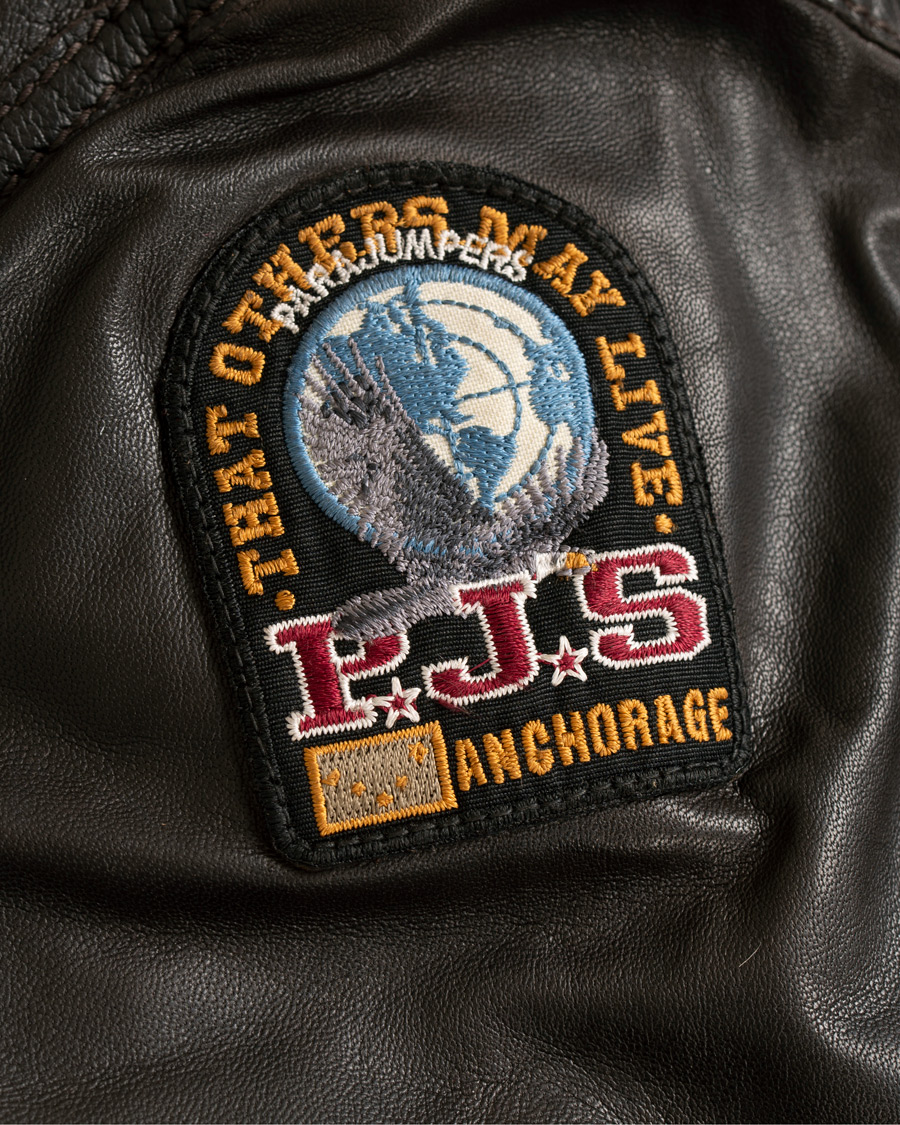 Hombres | Abrigos y chaquetas | Parajumpers | Josh Leather Jacket Dark Brown