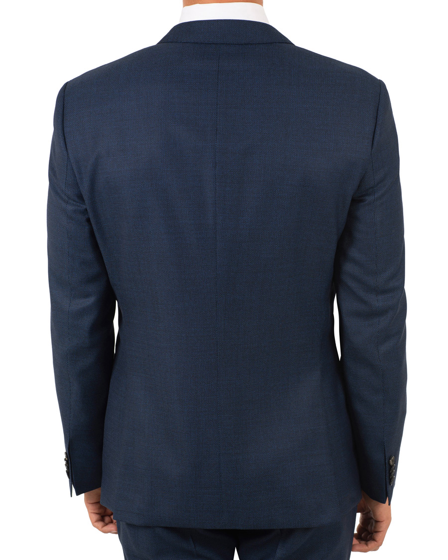 Hombres | Trajes | BOSS BLACK | BOSS Helward/Gelvin Peak Lapel Wool Suit Navy