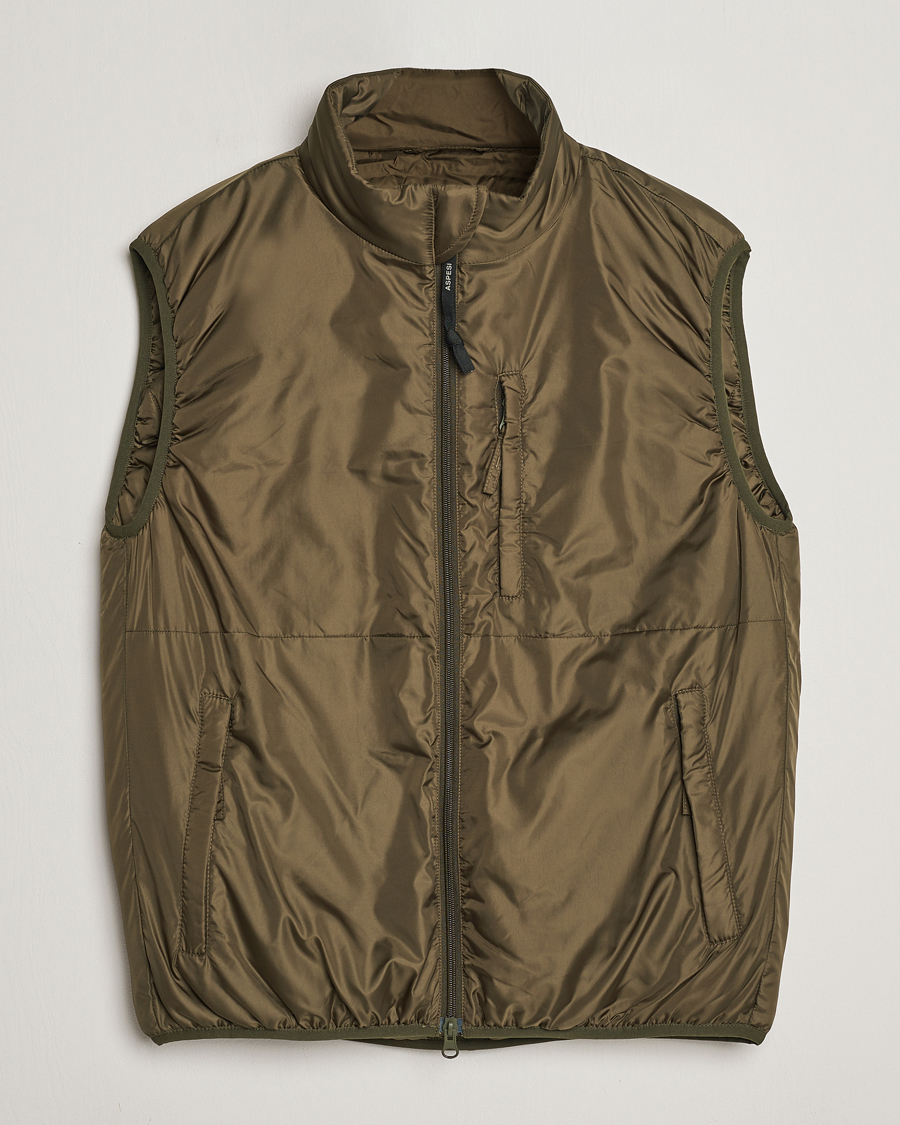 Hombres | Abrigos y chaquetas | Aspesi | Jil Padded Vest Dark Military