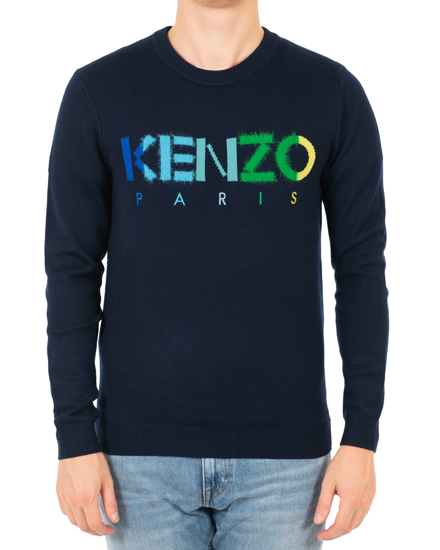 Hombres | Jerséis y prendas de punto | KENZO | Paris Jumper Dark Blue