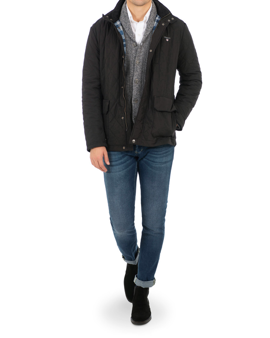 Hombres | Abrigos y chaquetas | GANT | The Quilted City Jacket Black