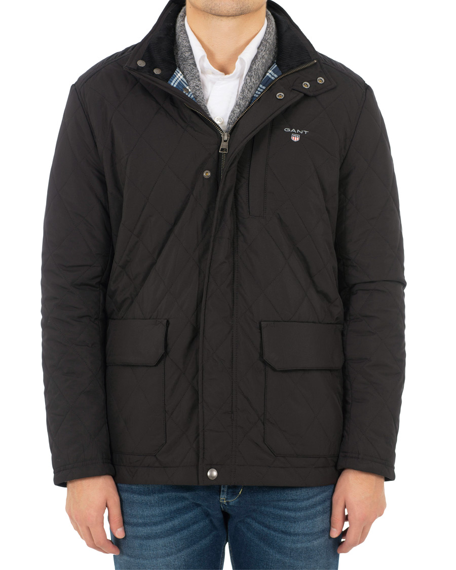 Hombres | Abrigos y chaquetas | GANT | The Quilted City Jacket Black