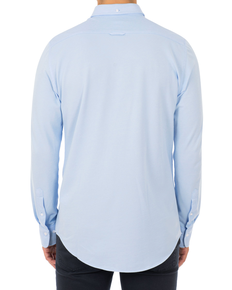 Hombres | Camisas | GANT | Slim Fit Tech Prep Pique Shirt Capri Blue