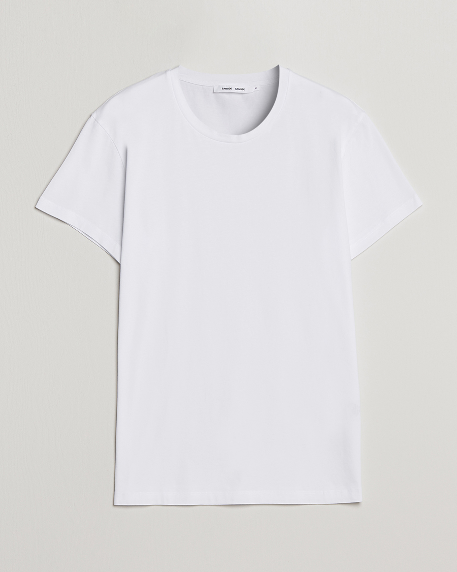 Hombres | Camisetas | Samsøe Samsøe | Kronos Crew Neck Tee White