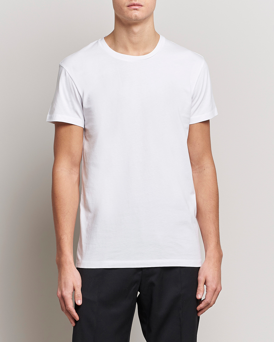 Hombres | Camisetas blancas | Samsøe Samsøe | Kronos Crew Neck Tee White