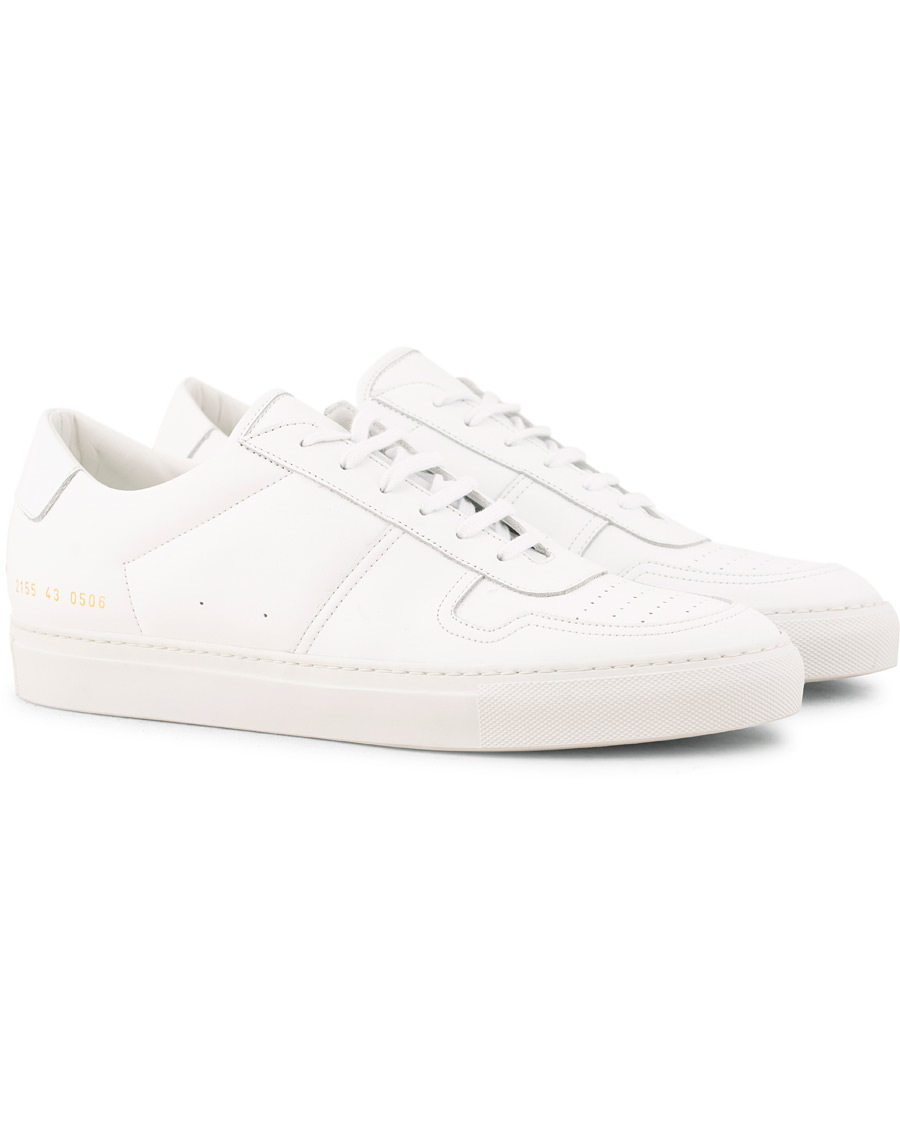 Hombres | Common Projects B Ball Sneakers White Calf | Common Projects | B Ball Sneakers White Calf