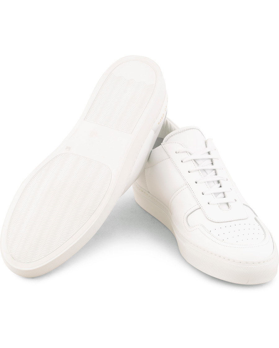 Hombres | Common Projects B Ball Sneakers White Calf | Common Projects | B Ball Sneakers White Calf