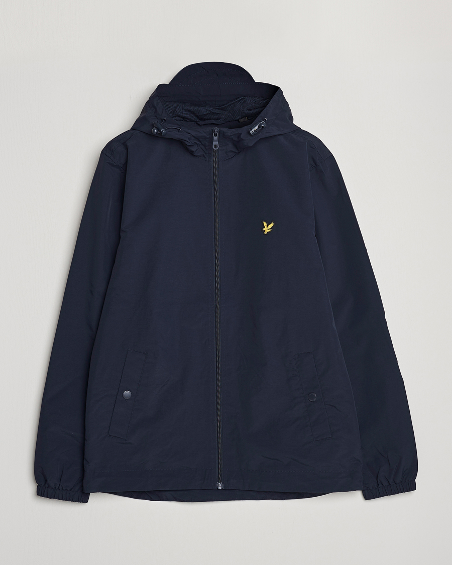 Hombres | Abrigos y chaquetas | Lyle & Scott | Zip Through Hooded Jacket Dark Navy