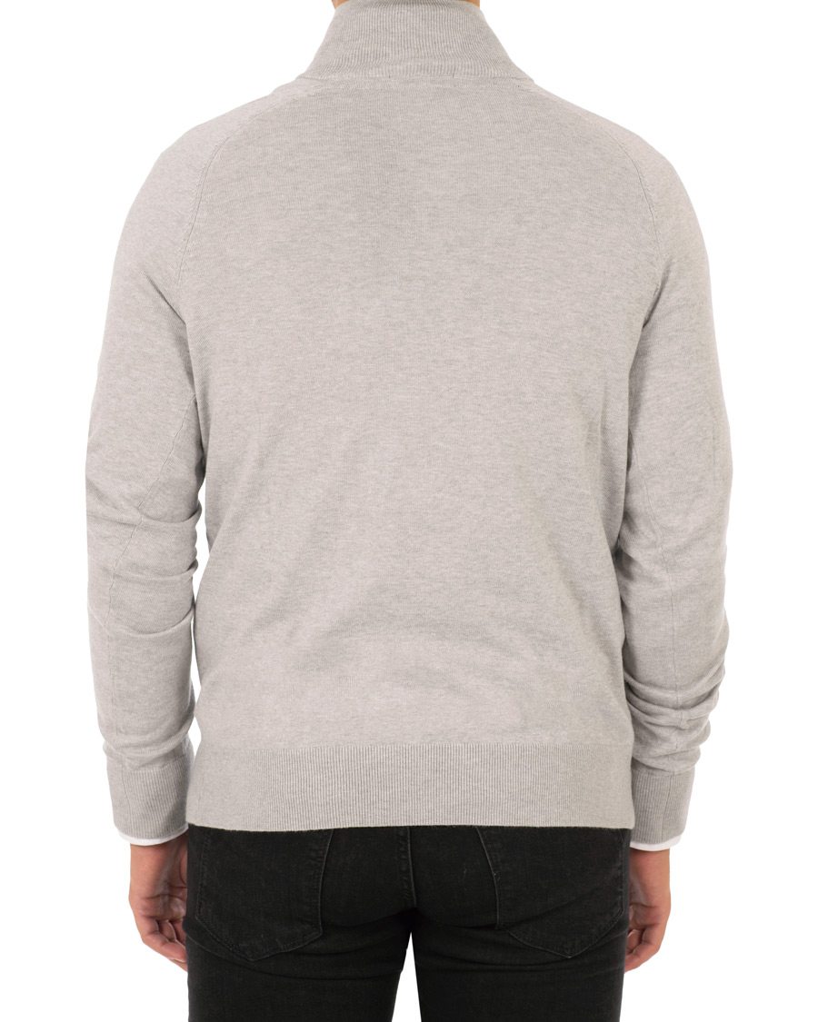 Hombres | Jerséis y prendas de punto | Henri-Lloyd | Henri Lloyd Miller Regular Half Zip Grey Marl