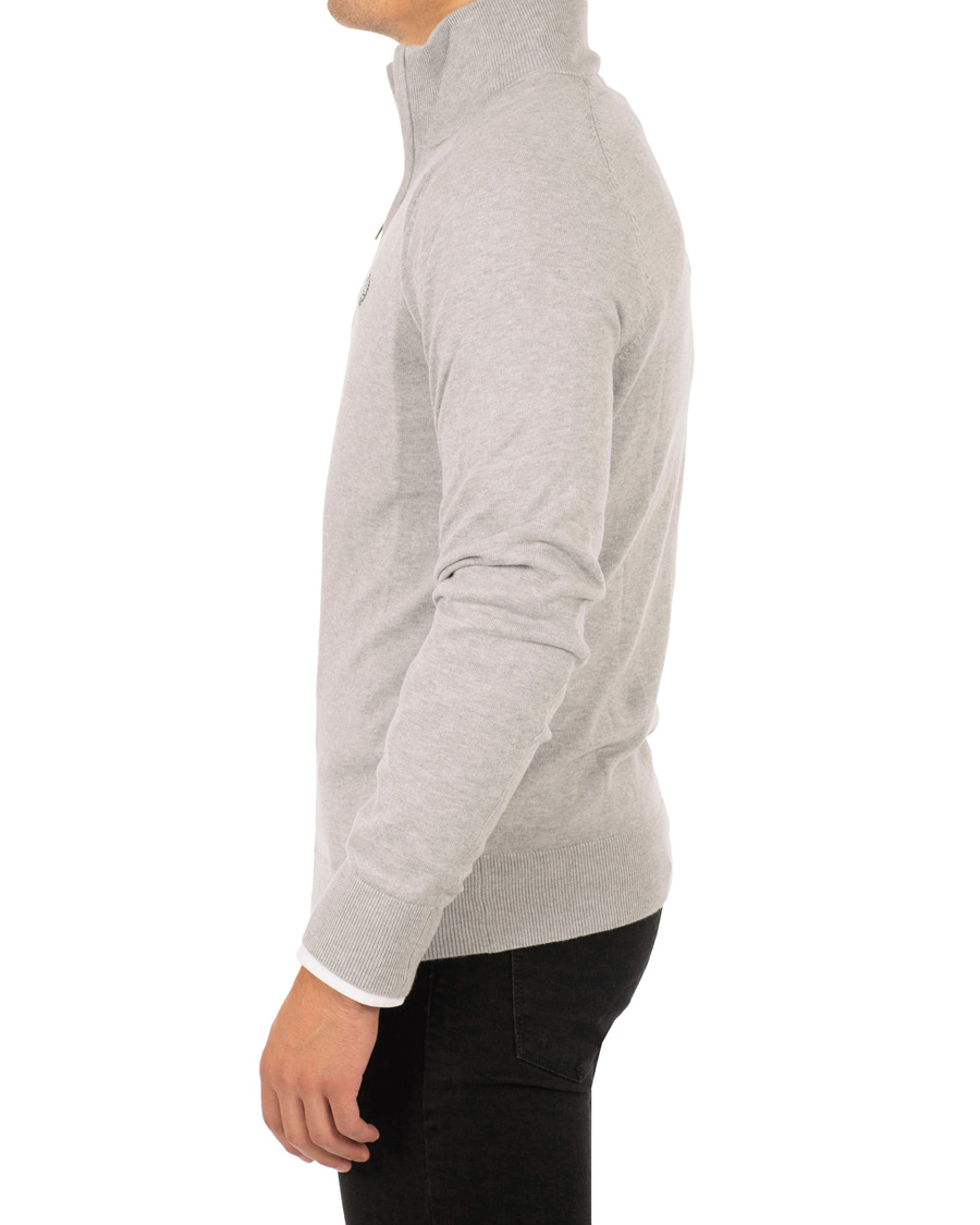 Hombres | Jerséis y prendas de punto | Henri-Lloyd | Henri Lloyd Miller Regular Half Zip Grey Marl