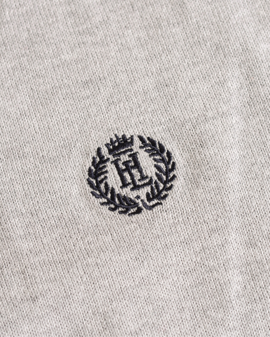 Hombres | Jerséis y prendas de punto | Henri-Lloyd | Henri Lloyd Miller Regular Half Zip Grey Marl