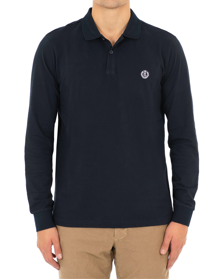 Hombres | Jerséis y prendas de punto | Henri-Lloyd | Henri Lloyd Musburry Regular Long Sleeve Polo Navy