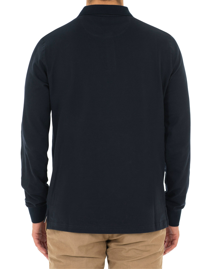 Hombres | Jerséis y prendas de punto | Henri-Lloyd | Henri Lloyd Musburry Regular Long Sleeve Polo Navy