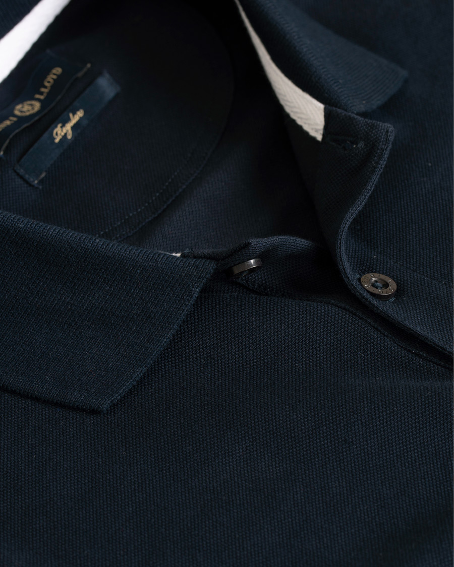Hombres | Jerséis y prendas de punto | Henri-Lloyd | Henri Lloyd Musburry Regular Long Sleeve Polo Navy