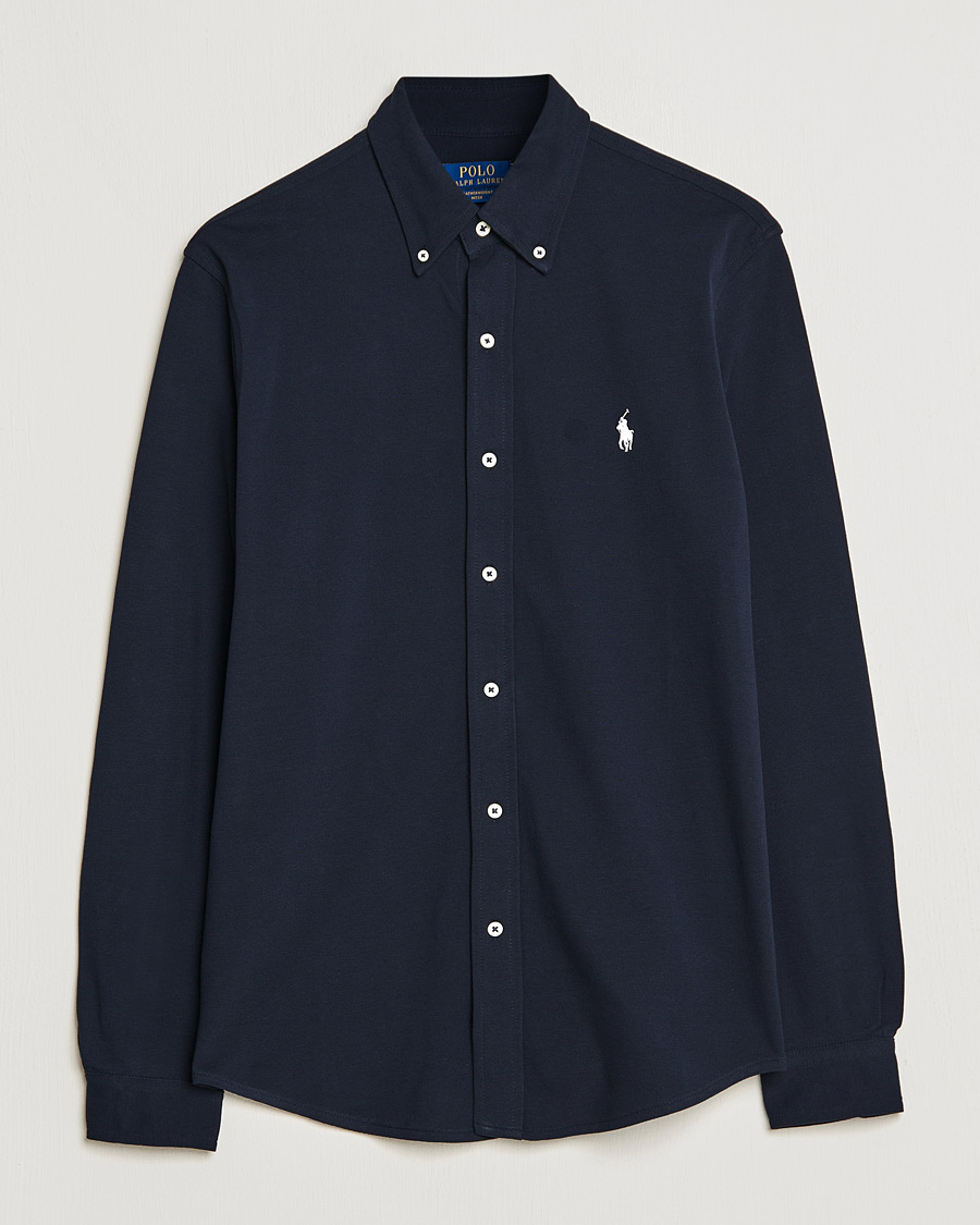 Hombres | Camisas | Polo Ralph Lauren | Featherweight Mesh Shirt Aviator Navy