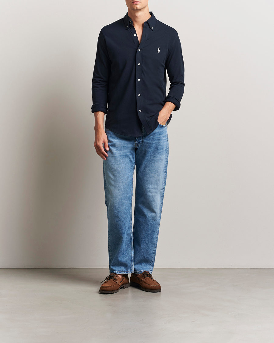 Hombres | Camisas | Polo Ralph Lauren | Featherweight Mesh Shirt Aviator Navy
