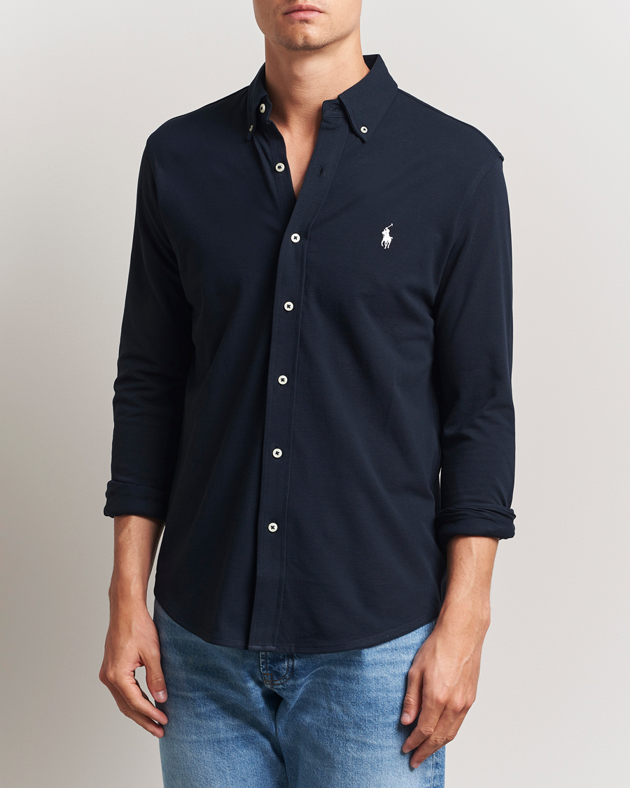 Hombres | Camisas | Polo Ralph Lauren | Featherweight Mesh Shirt Aviator Navy