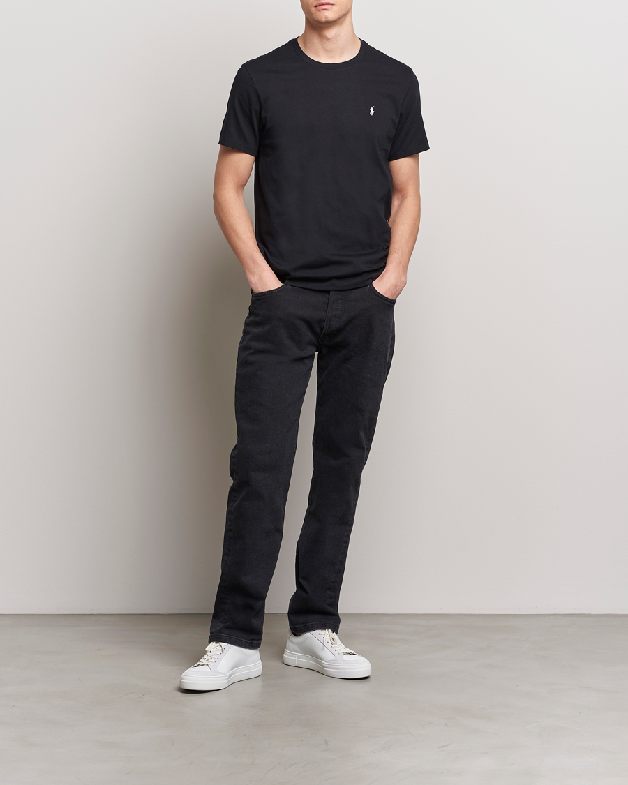 Hombres | Camisetas | Polo Ralph Lauren | Liquid Cotton Crew Neck T-Shirt Black