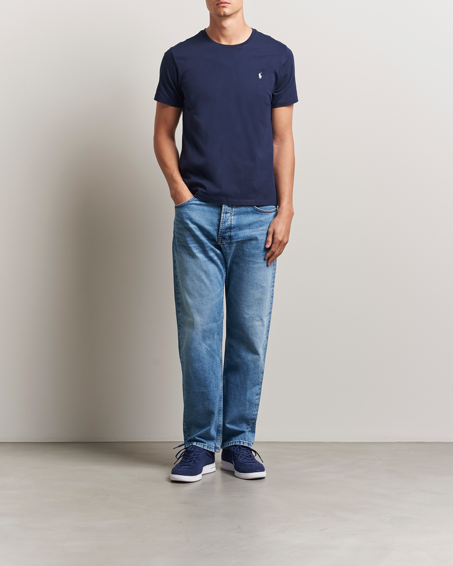 Hombres | Camisetas | Polo Ralph Lauren | Liquid Cotton Crew Neck T-Shirt Cruise Navy