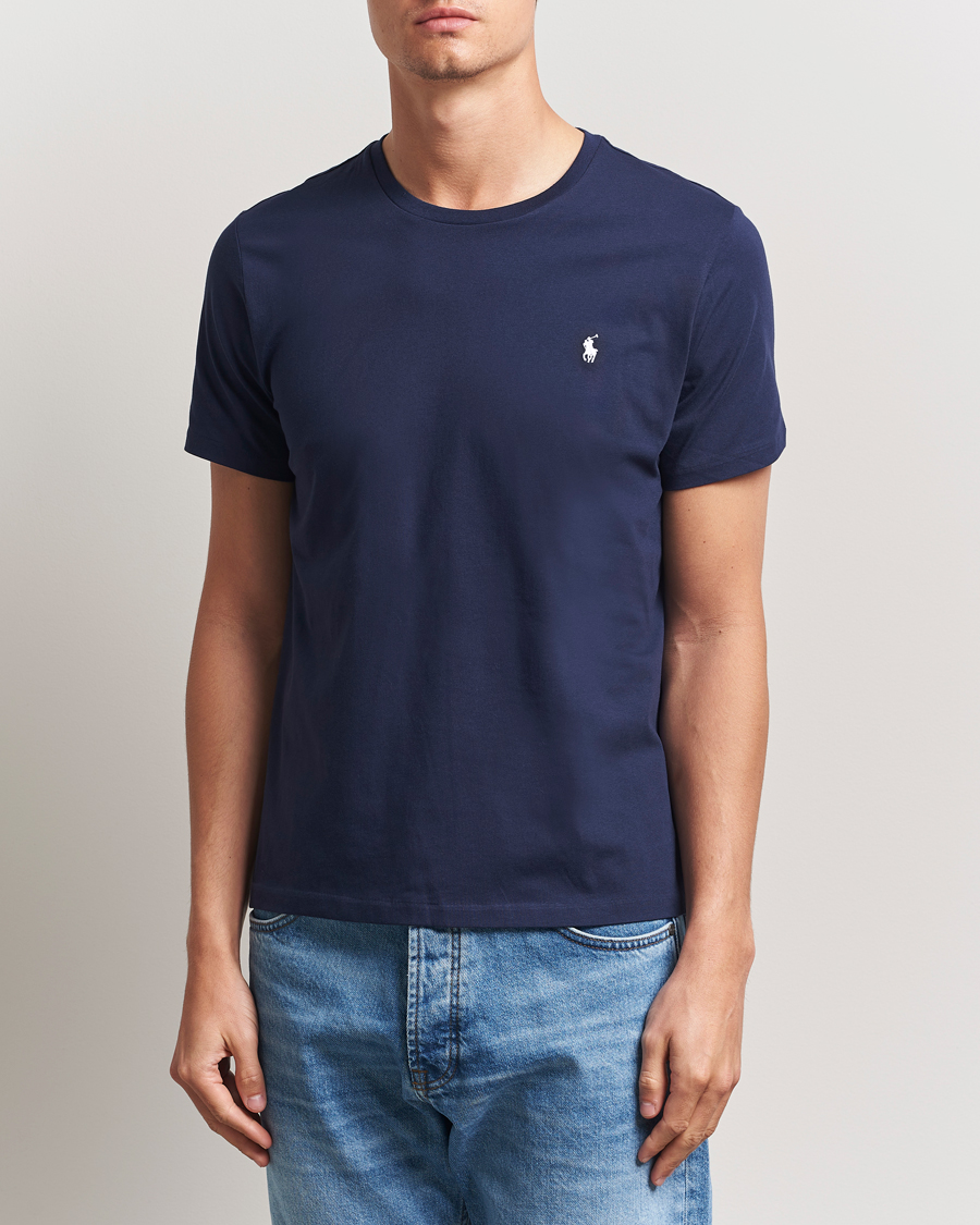 Hombres | Camisetas | Polo Ralph Lauren | Liquid Cotton Crew Neck T-Shirt Cruise Navy