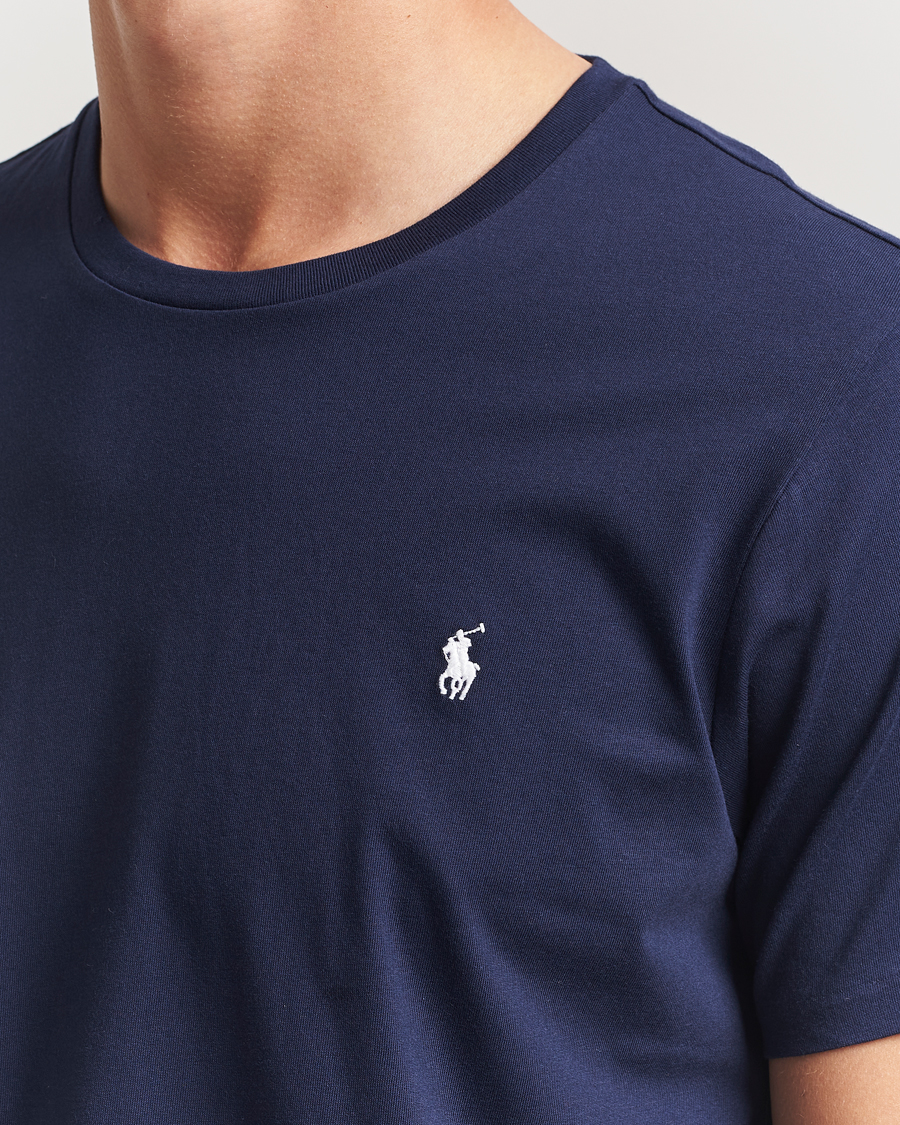 Hombres | Camisetas | Polo Ralph Lauren | Liquid Cotton Crew Neck T-Shirt Cruise Navy