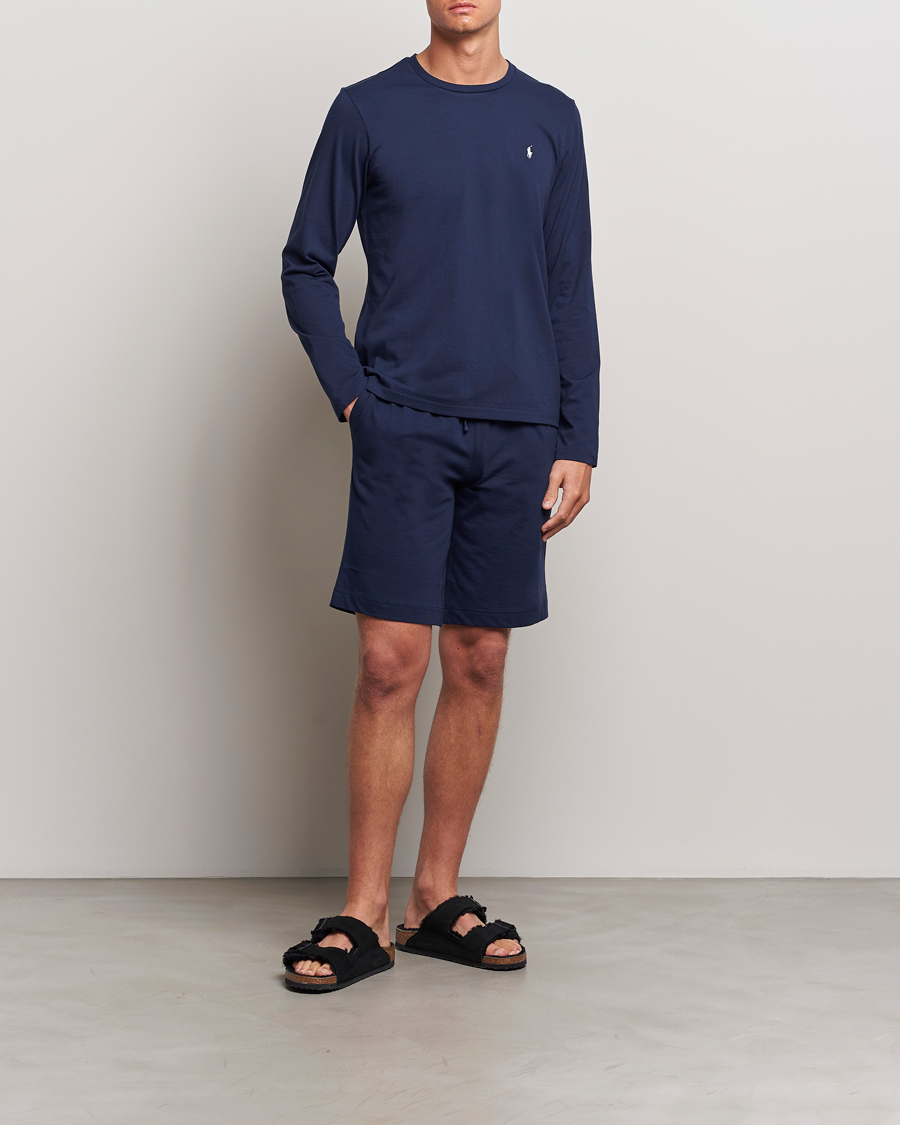 Hombres | Camisetas | Polo Ralph Lauren | Liquid Cotton Long Sleeve Crew Neck T-Shirt Cruise Navy