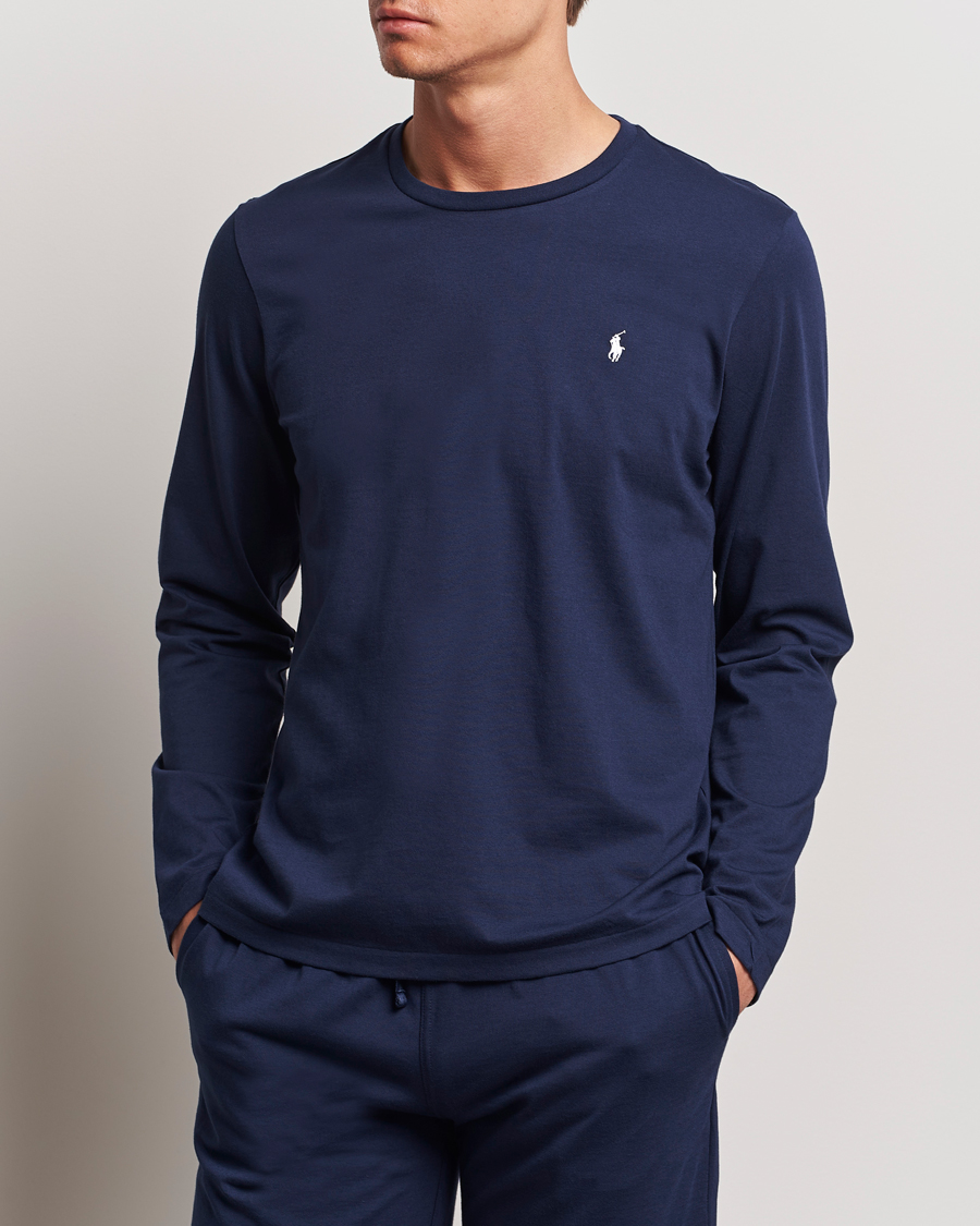 Hombres | Camisetas | Polo Ralph Lauren | Liquid Cotton Long Sleeve Crew Neck T-Shirt Cruise Navy