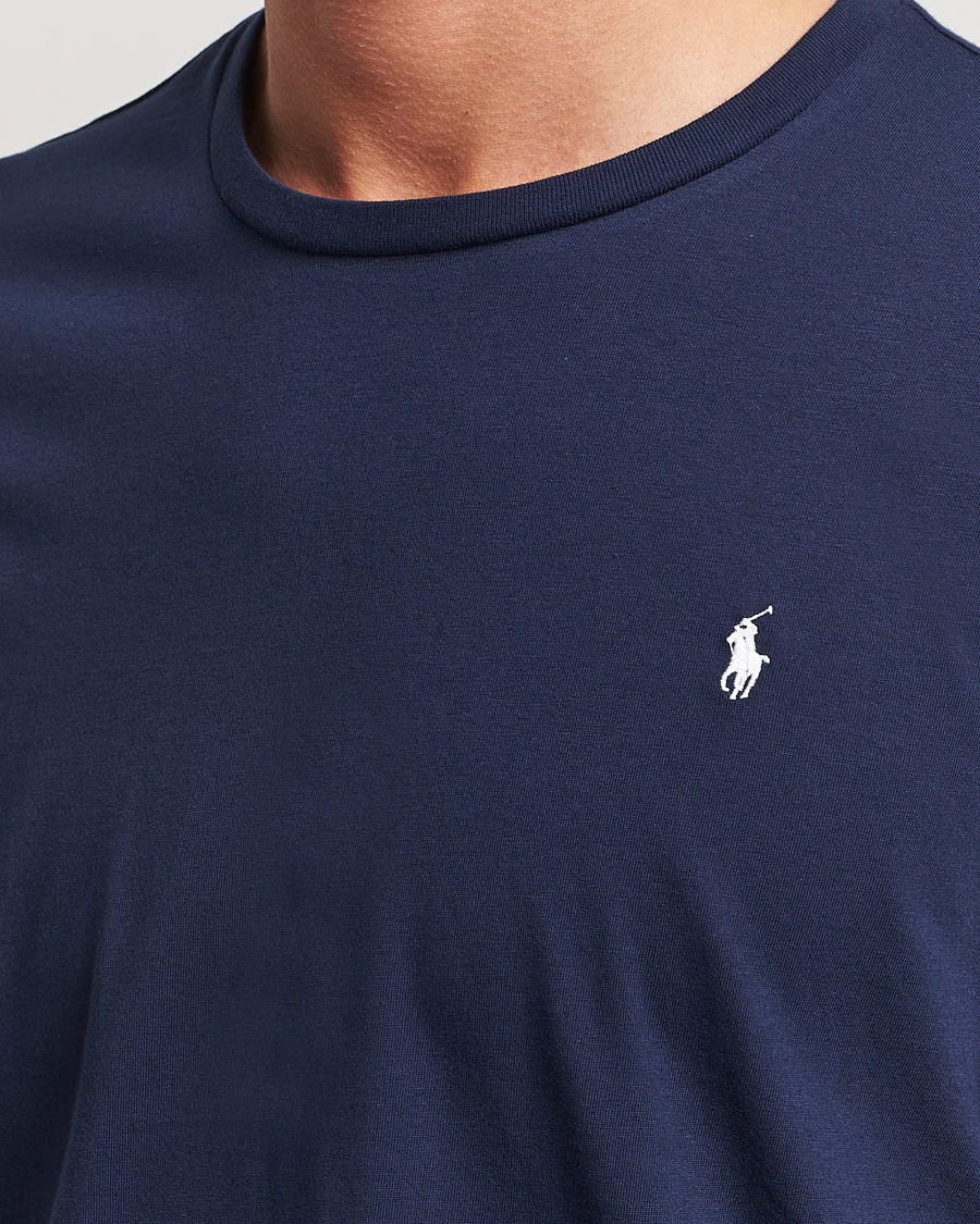 Hombres | Camisetas | Polo Ralph Lauren | Liquid Cotton Long Sleeve Crew Neck T-Shirt Cruise Navy
