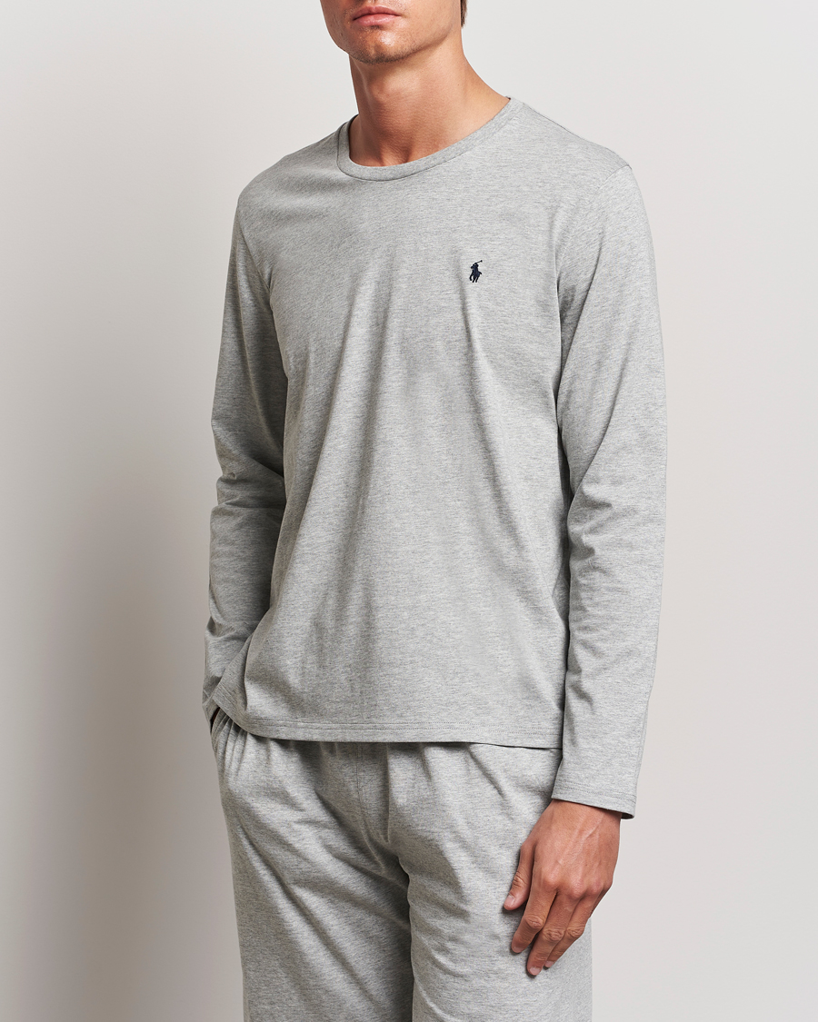 Hombres | Camisetas | Polo Ralph Lauren | Liquid Cotton Long Sleeve Crew Neck Tee Andover Heather