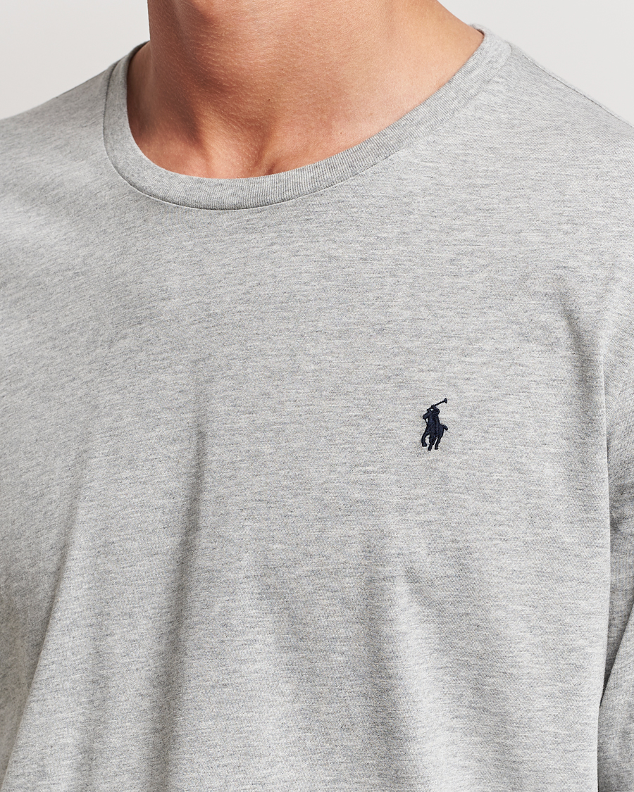 Hombres | Camisetas | Polo Ralph Lauren | Liquid Cotton Long Sleeve Crew Neck Tee Andover Heather