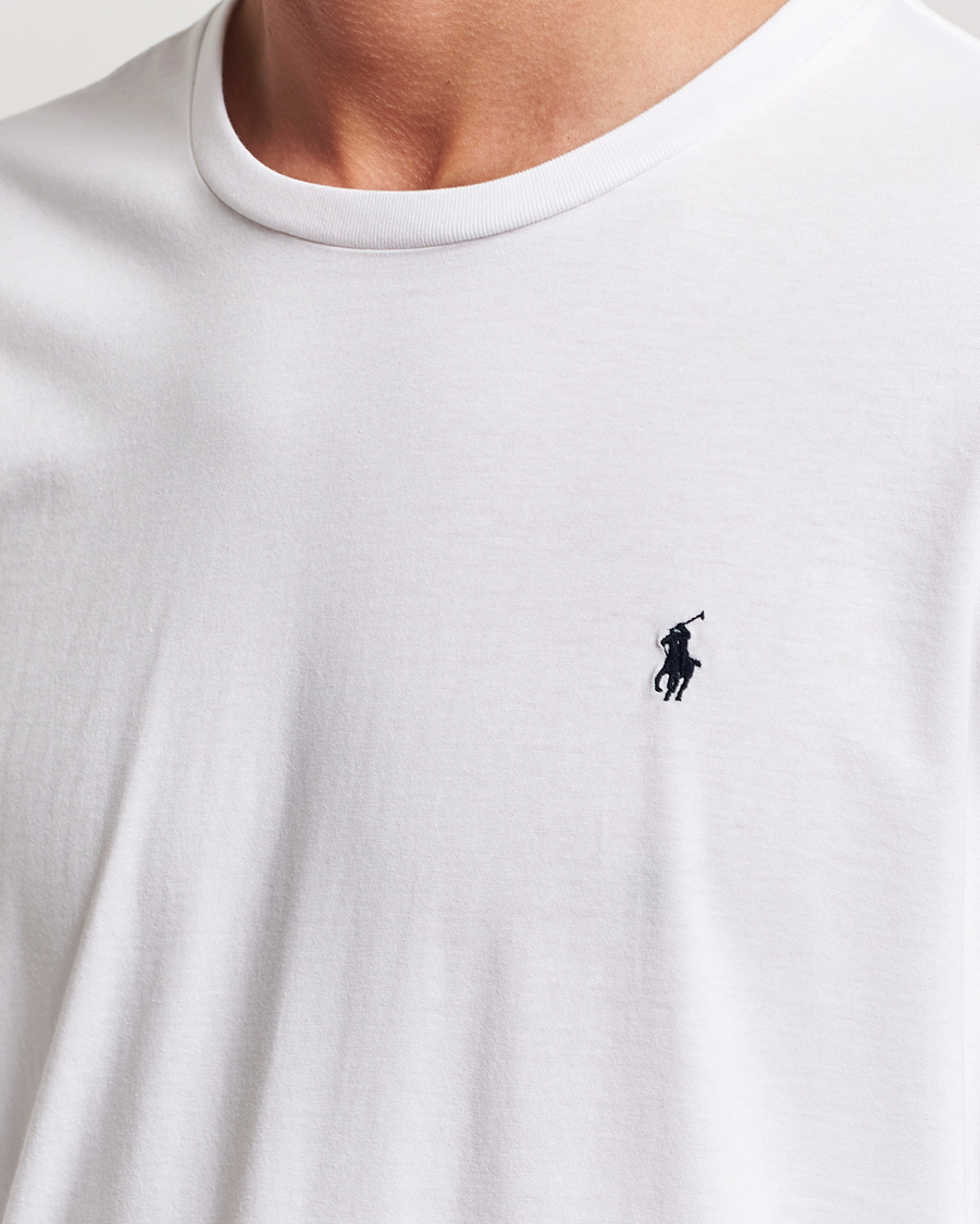 Hombres | Camisetas | Polo Ralph Lauren | Liquid Cotton Long Sleeve Crew Neck Tee White