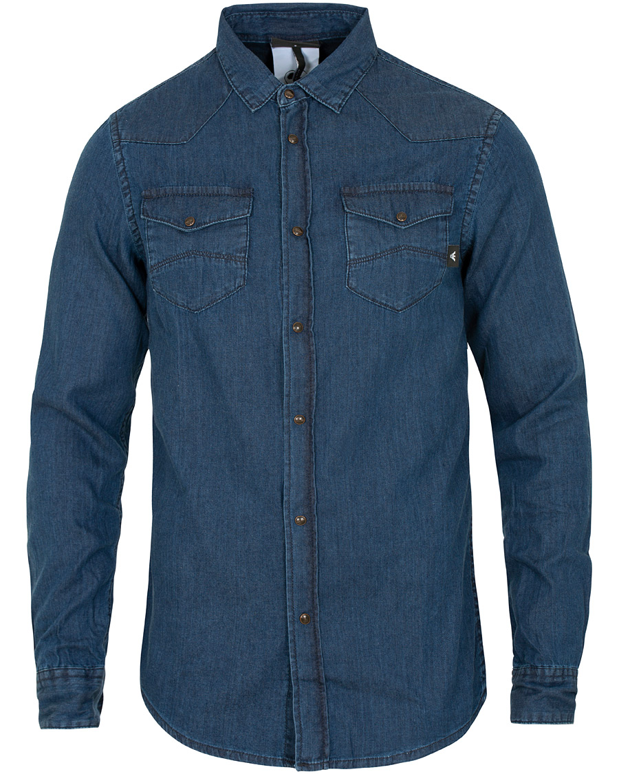 Hombres | Camisas | Emporio Armani | Denim Western Shirt Dark Wash