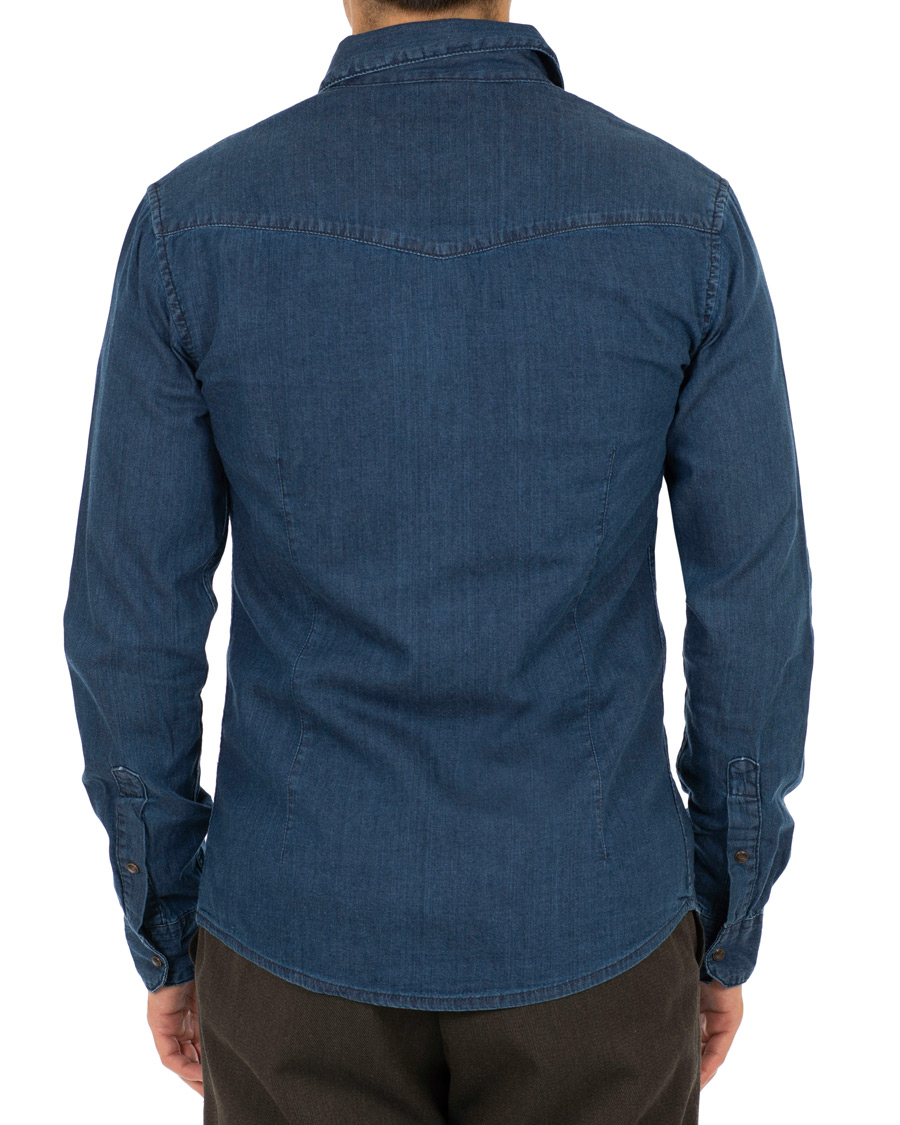 Hombres | Camisas | Emporio Armani | Denim Western Shirt Dark Wash