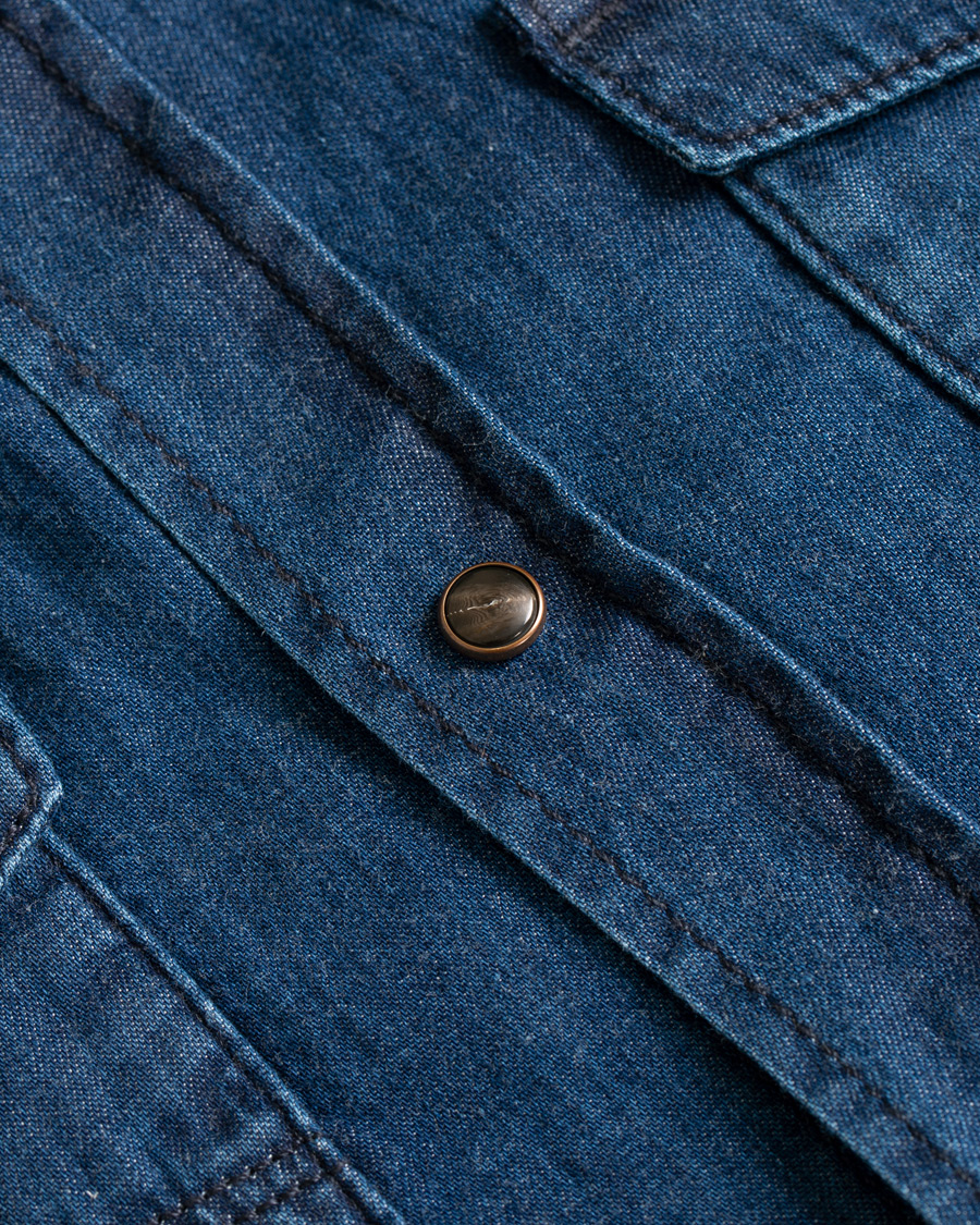 Hombres | Camisas | Emporio Armani | Denim Western Shirt Dark Wash