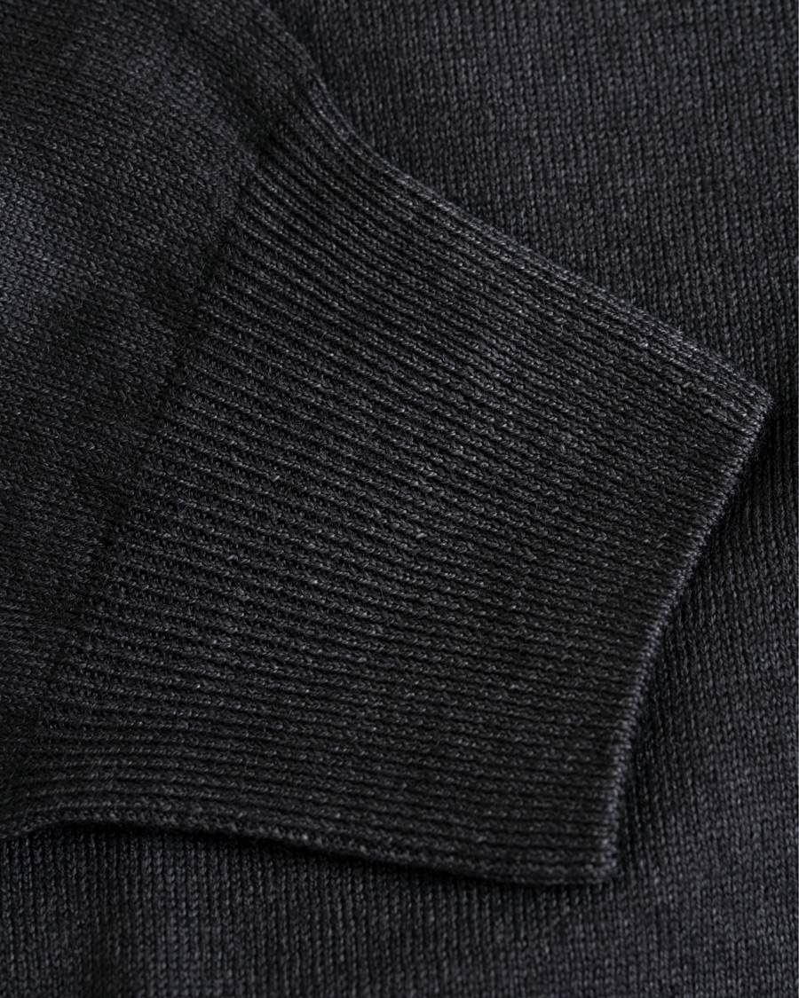 Hombres | Jerséis y prendas de punto | Gran Sasso | Vintage Merino Fashion Fit Cardigan Charcoal