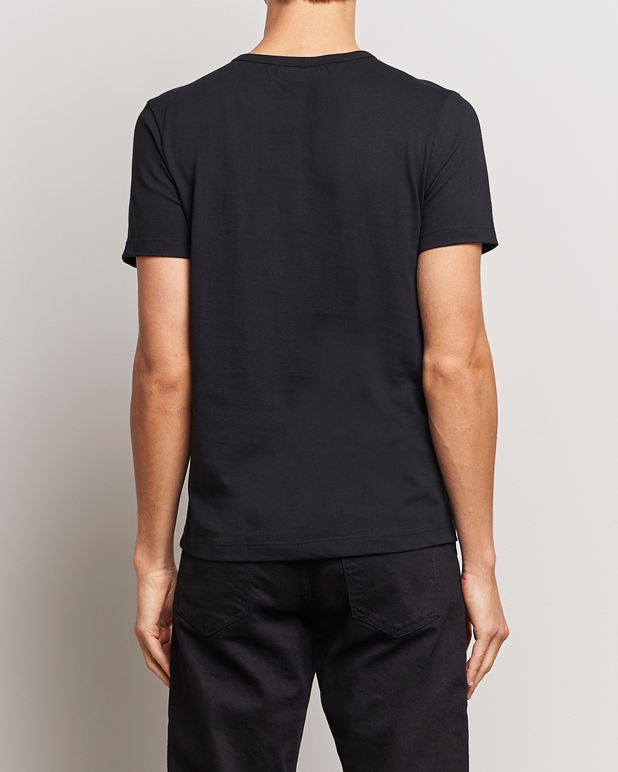 Hombres | Camisetas | Merz b. Schwanen | 1950s Classic Loopwheeled T-shirt Black