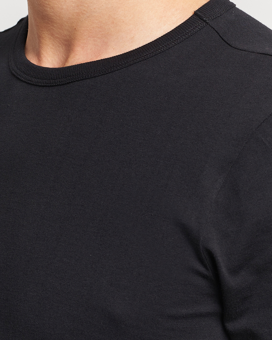 Hombres | Camisetas | Merz b. Schwanen | 1950s Classic Loopwheeled T-shirt Black
