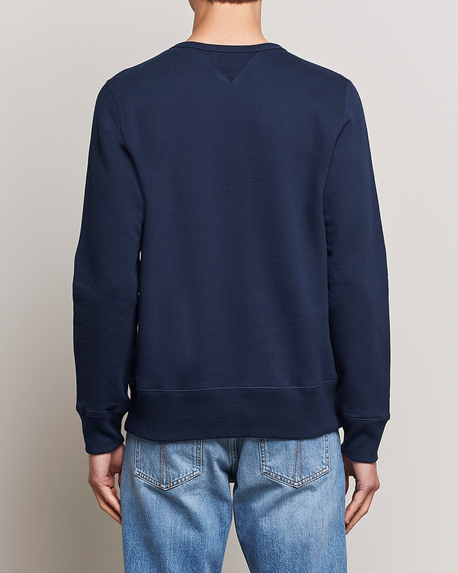 Hombres | Jerséis y prendas de punto | Merz b. Schwanen | Organic Cotton Crew Neck Sweat Ink Blue