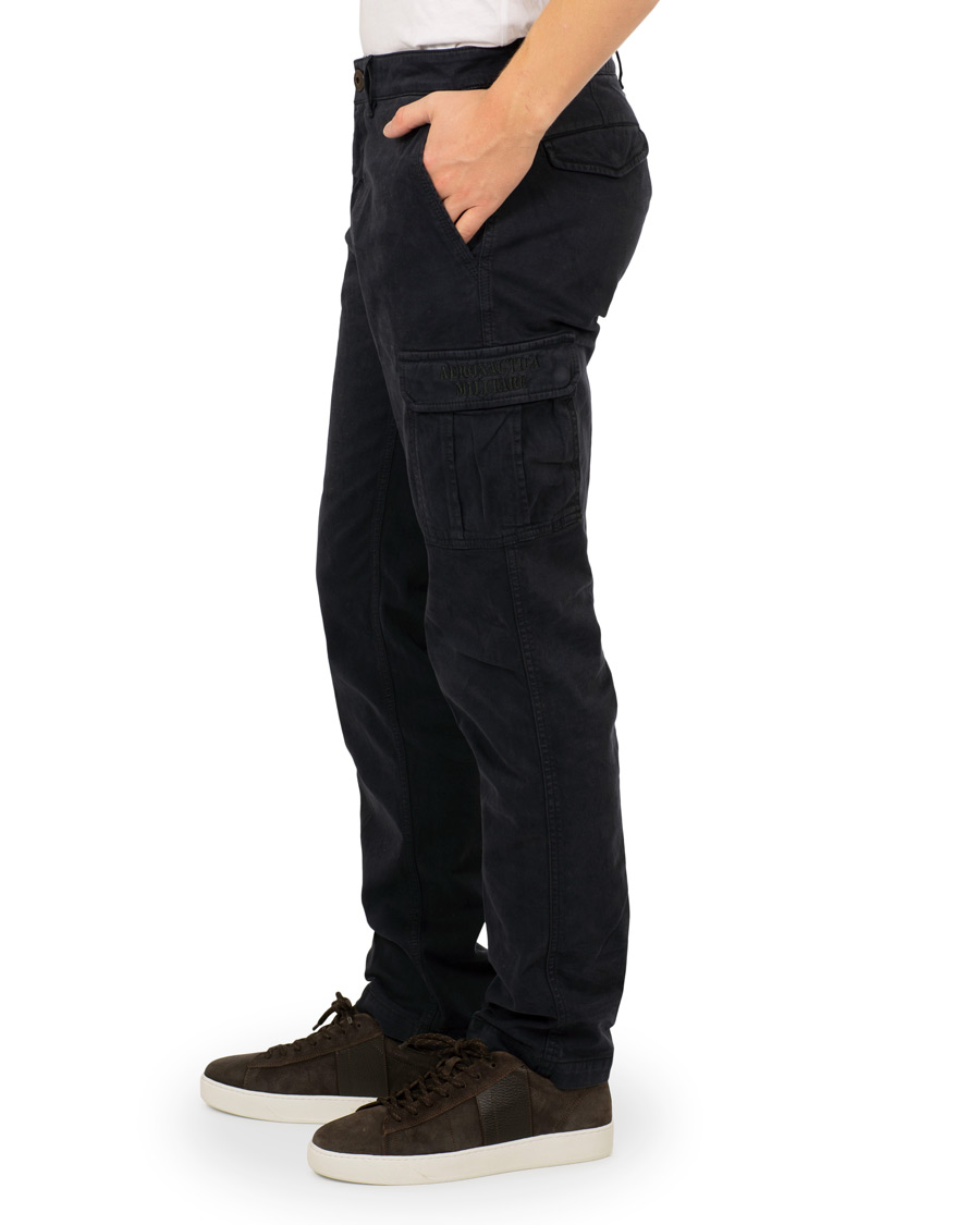 Hombres | Pantalones | Aeronautica Militare | PA1255 Cargo Trousers Navy