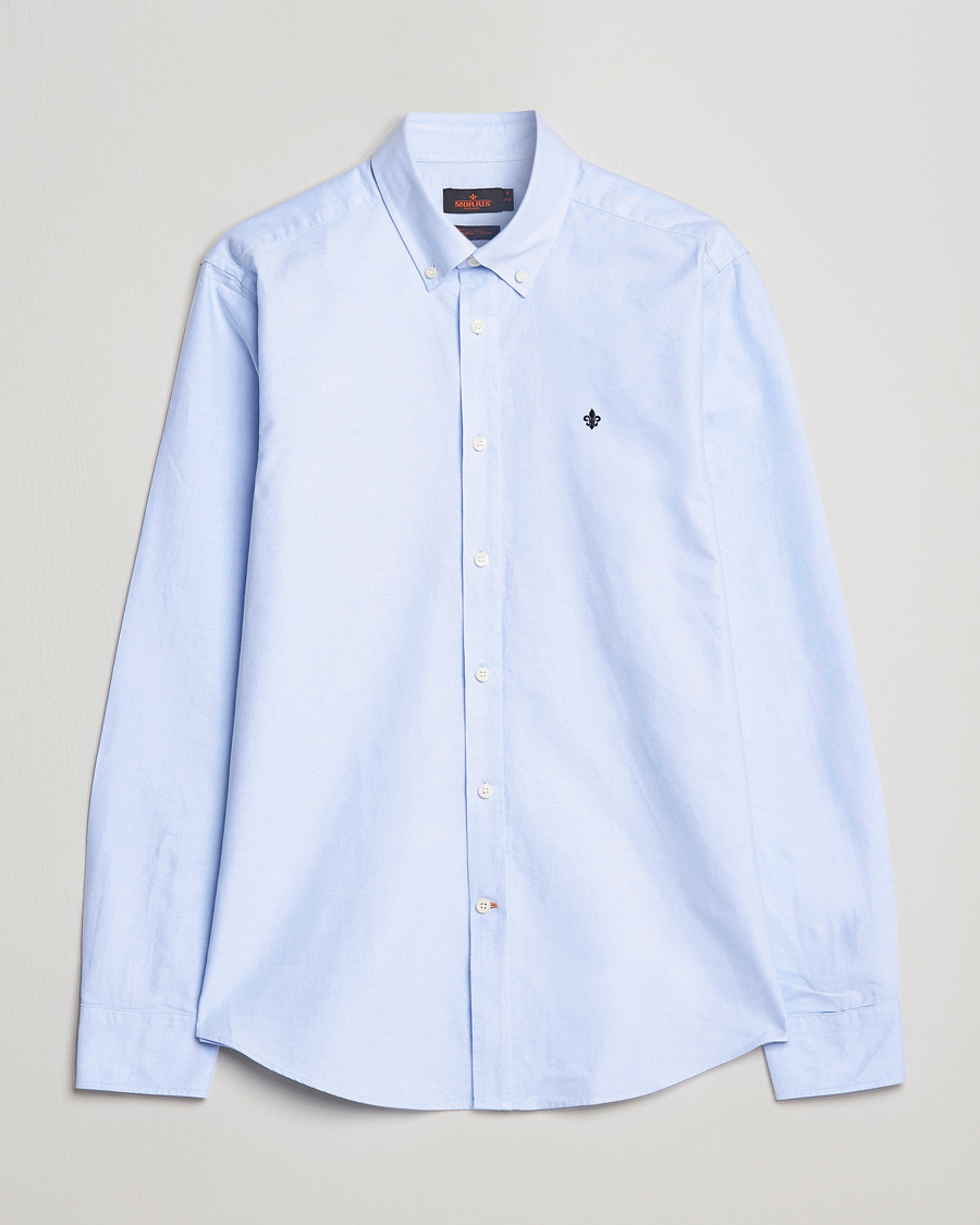 Hombres | Camisas | Morris | Douglas Oxford Shirt Light Blue